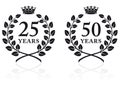 Anniversary Seals 2 Royalty Free Stock Photo