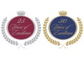 Anniversary seals