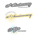 Anniversary sign collection