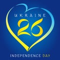 26 anniversary Ukraine independence day