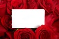 Výročí nebo Valentýn prázdný zpráva karta Surry 