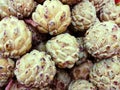 Annona Squamosa Custard apple sugar apple, fruit food sharifa or sitaphal pomme a sucre, manzana azucar, pinha photo. Royalty Free Stock Photo