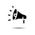 Announcing megaphone icon logo vector isolated