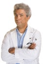 Annoyed Mature Doctor Royalty Free Stock Photo