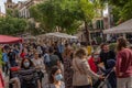 Annual autumn fair in the town of Porreres