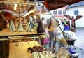 Annual christmas fair at the Main Market Square in Krakow, Poland