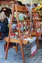 Annual christmas fair at the Main Market Square in Krakow, Poland