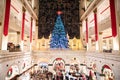 The Annual Christmas Tree at Macy`s in Philadelphia, Pennsylvania