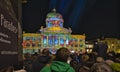 Annual 3D projection show event at the Parliament Palace in Bern