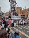 Ritual Of Lifting The Giglio, Feast Of Our Lady Of Mount Carmel, Brooklyn, NY, USA