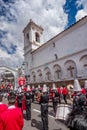 Annual festivity for el dia del mar in Sucre, Bolivia Royalty Free Stock Photo