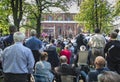 The annual gala men and youths Pilgrimage to Our Lady of Piekary Slaskie. Men at a ceremony