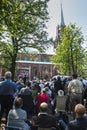 The annual gala men and youths Pilgrimage to Our Lady of Piekary Slaskie.