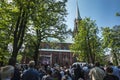 The annual gala men and youths Pilgrimage to Our Lady of Piekary Slaskie.