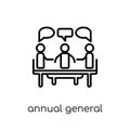 Annual general meeting (AGM) icon from Annual general meeting (A