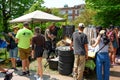 The annual Great Glebe Garage sale in Ottawa, Canada Royalty Free Stock Photo