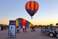 Annual Holiday Balloon Glow at SanTan Royalty Free Stock Photo