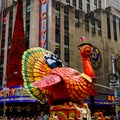 The annual Macy`s Thanksgiving Day parade along Avenue of Americas