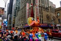 The annual Macy`s Thanksgiving Day parade along Avenue of Americas
