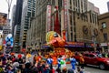 The annual Macy`s Thanksgiving Day parade along Avenue of Americas