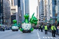 Annual Macy\'s Thanksgiving Parade on 6th Avenue. Baby Dino balloon