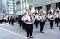 Annual Macy\'s Thanksgiving Parade on 6th Avenue. Raiderland Texas band