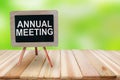 Annual Meeting, Motivational Business Words Quotes Concept