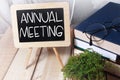 Annual Meeting, Motivational Business Words Quotes Concept