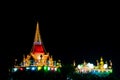 Annual night temple festival