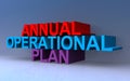 Annual operational plan