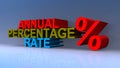 Annual percentage rate on blue