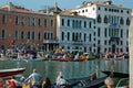 The Annual Regatta down the Grand Canal in Venice Italy