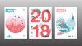 Annual report 2018 , brochure design template ,