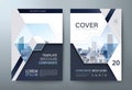 Annual report brochure flyer design, Leaflet presentation, book cover templates, layout in A4 size. vector. Royalty Free Stock Photo