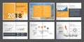 Annual Report, Company Profile, Agency Brochure, Multipurpose presentation template. Royalty Free Stock Photo