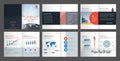 Annual Report, Company Profile, Agency Brochure, Multipurpose presentation template. Royalty Free Stock Photo