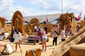 Annual sand sculpture festival in Hundested, Denmark.
