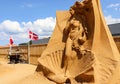 Annual sand sculpture festival in Hundested, Denmark.