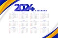 2024 annual schedule calendar template a printable design