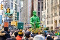 Annual Thanksgiving Macys parade with Green Giant statue character