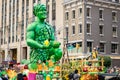 Annual Thanksgiving Macys parade with Green Giant statue character