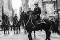 Annual Veteran`s Day Parade in New York; NYPD Horseback police
