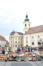 Annually pottery market in Sibiu 2010