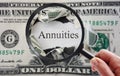 Annuities look Royalty Free Stock Photo