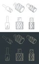 Annular cutters isometric blueprints