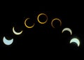 Annular Solar Eclipse - Ring of Fire Royalty Free Stock Photo