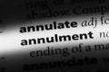 annulment