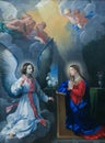 The Annunciation - Baroque style painting by Guido Reni, Louvre Museum, Paris Royalty Free Stock Photo