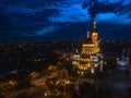 Annunciation Cathedral in Kharkiv at night