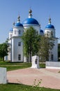 Annunciation Cathedral in the Russian town of Meshchovsk Kaluga region. Royalty Free Stock Photo